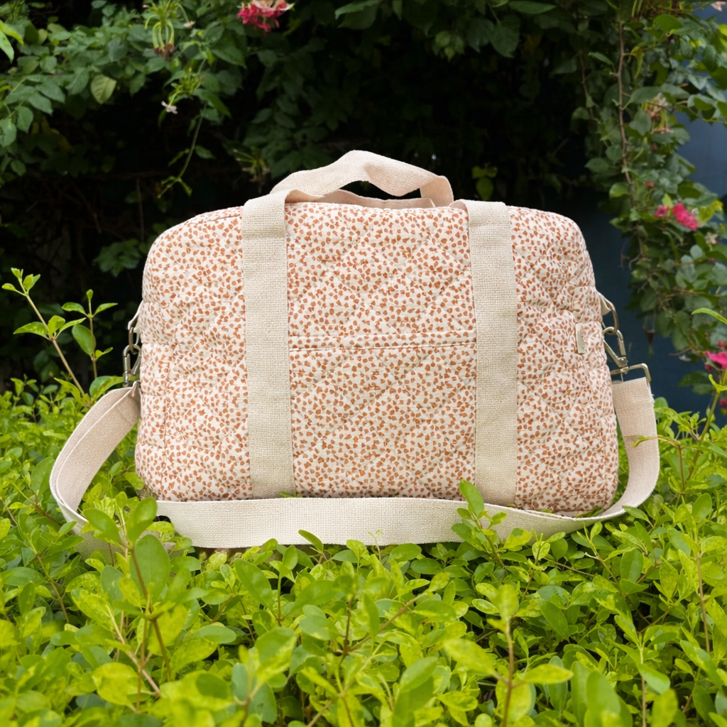 Sac à langer matelassé imprimé