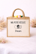 Petit sac personnalisé en jute