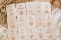 Cartes étapes bébé – Première année