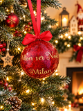 Boule de Noël personnalisée 🎄