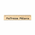 📏 Règle personnalisée “Maîtresse Mélanie”