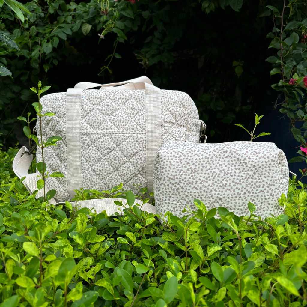 Sac à langer matelassé imprimé
