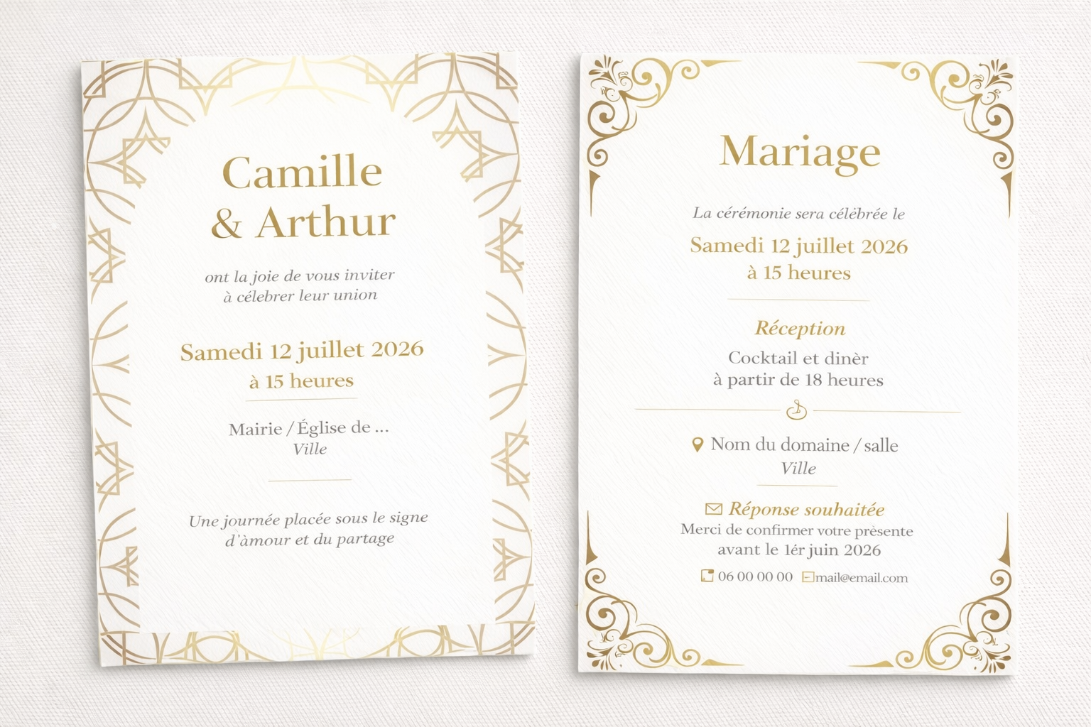 Faire-part - Mariage