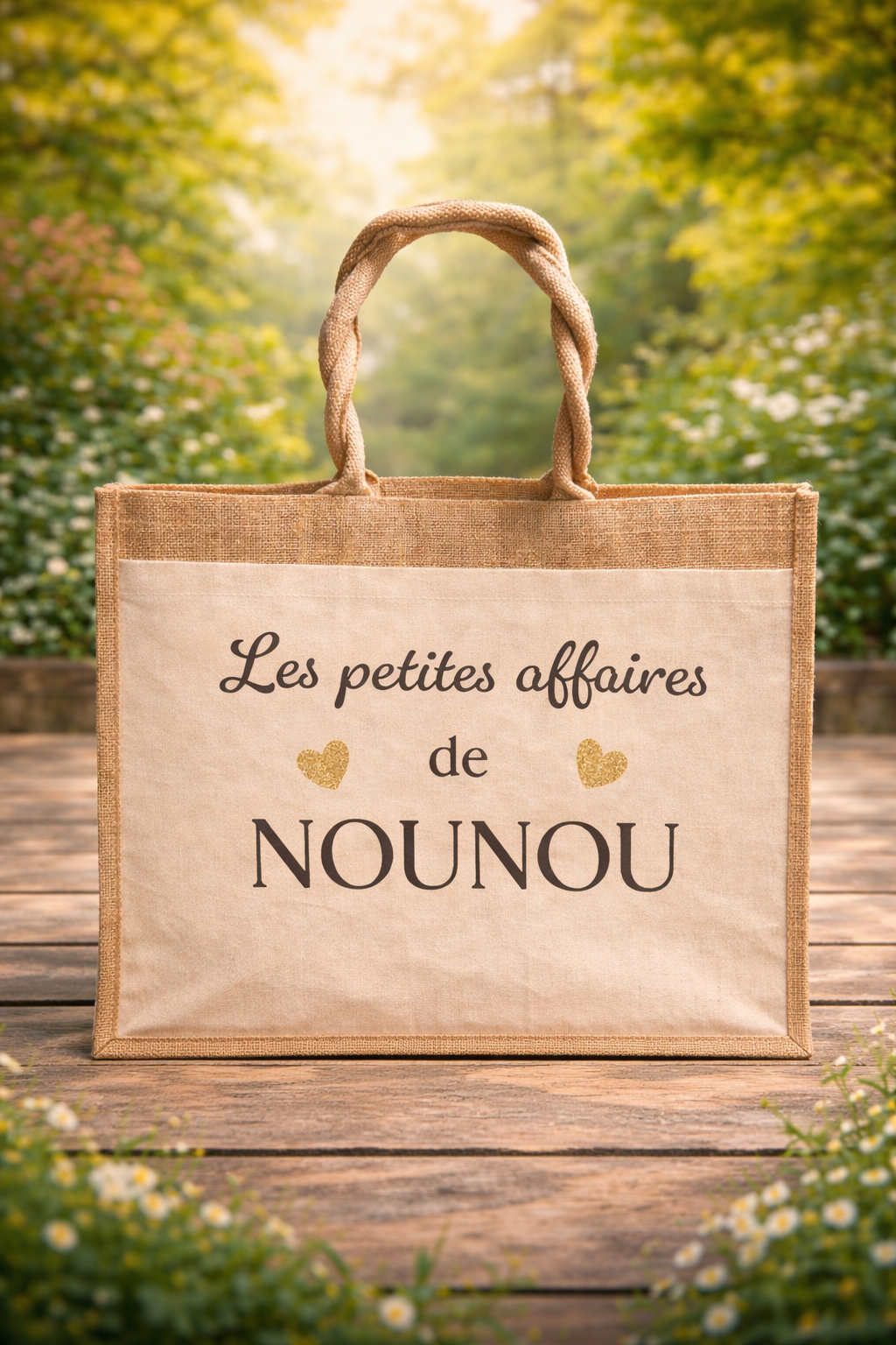 Cabas en Jute Personnalisé